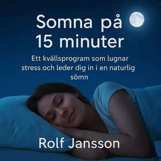 Begränsat erbjudande Somna på 15 minuter. Ett kvällsprogram som lugnar stress och leder dig in i en naturlig sömn (ljudbok) av Rolf Jansson