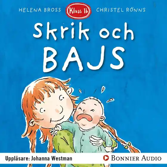 Fri frakt Skrik och bajs! (ljudbok) av Helena Bross