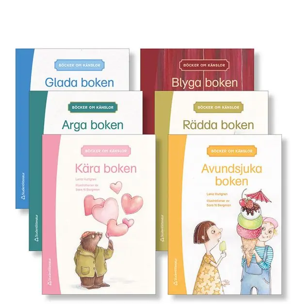 Säker betalning Böcker om känslor bokpaket | 1:a upplagan