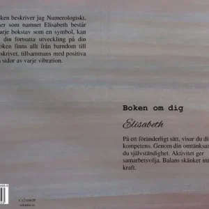 Reapris Boken om dig Elisabeth | 0:e upplagan