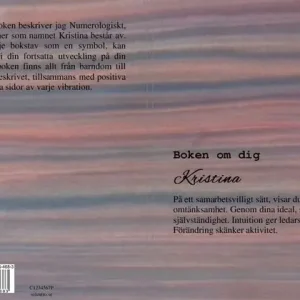Premium Boken om dig Kristina | 0:e upplagan
