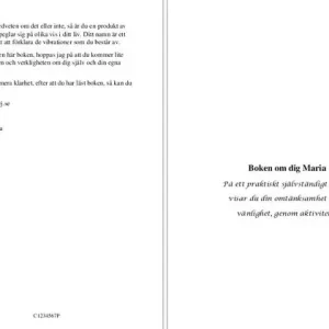 Premium Boken om dig Maria | 1:a upplagan
