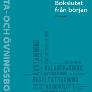 Bokslutet från början Fakta- och övningsbok | 13:e upplagan Fynd
