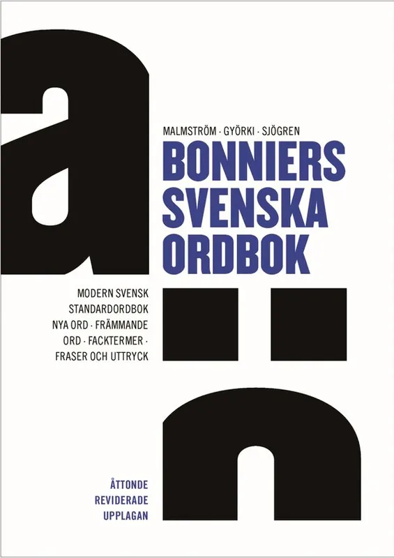 Bonniers svenska ordbok | 8:e upplagan Utförsäljning