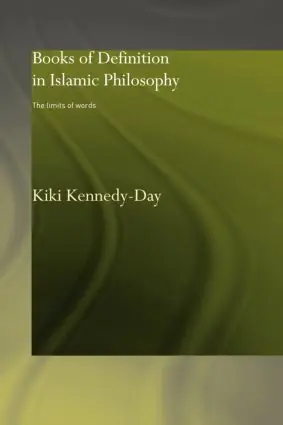 Books of Definition in Islamic Philosophy | 1:a upplagan Endast denna vecka