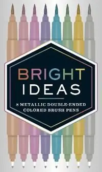 Bright Ideas Metallic Double-ended Colored Brush Pens | 0:e upplagan Nyhet