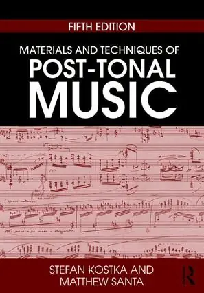 Beställ idag Materials and Techniques of Post-Tonal Music | 5:e upplagan