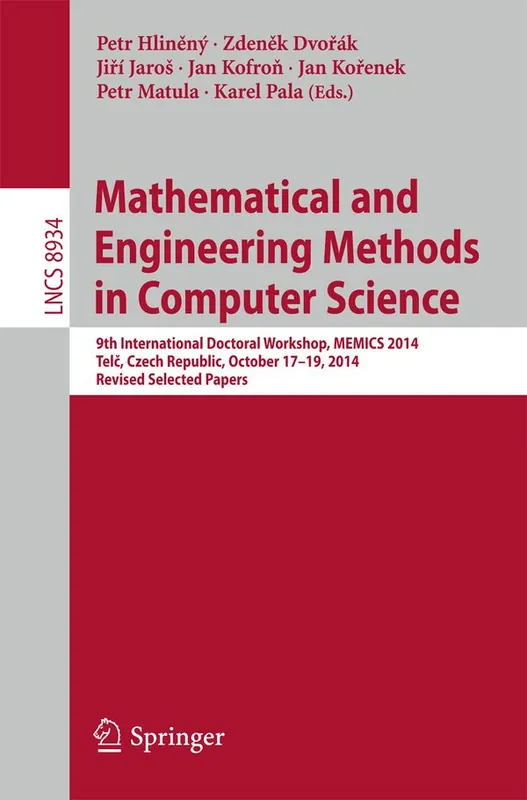Mathematical and Engineering Methods in Computer Science | 1:a upplagan Nyhet