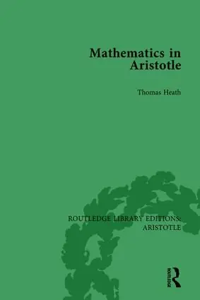 Mathematics in Aristotle | 1:a upplagan Bästa pris