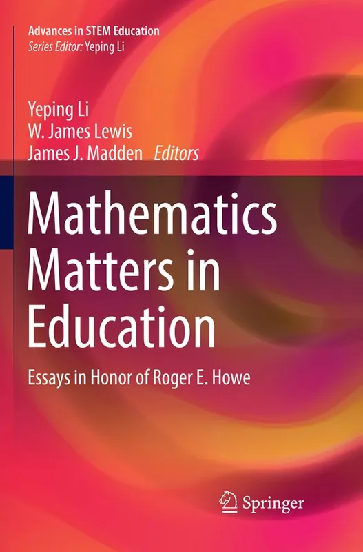 Mathematics Matters in Education | 1:a upplagan Bästa pris