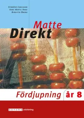 I lager Matte direkt : år 8. Fördjupning | 1:a upplagan