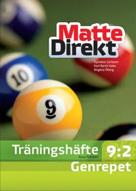Beställ nu Matte Direkt Träningshäfte 9:2 (5-pack) - Ny upplaga | 0:e upplagan
