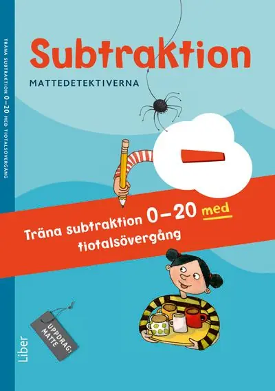 Mattedetektiverna Träna Subtraktion 0-20 med tiotalsövergång 10-pack | 1:a upplagan Snabb frakt