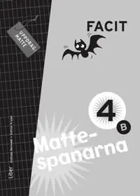 Fynd Mattespanarna 4B Facit | 1:a upplagan
