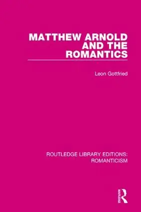 Matthew Arnold and the Romantics | 1:a upplagan Rea
