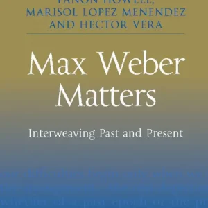 Max Weber Matters | 1:a upplagan Outlet