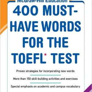Rabatt McGraw-Hill Education 400 Must-have Words for the TOEFL | 0:e upplagan