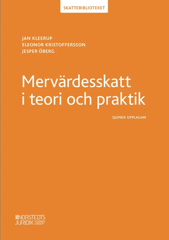 Lägg i varukorgen Mervärdesskatt i teori och praktik | 7:e upplagan