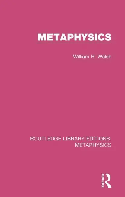 Nedsatt pris Metaphysics | 1:a upplagan