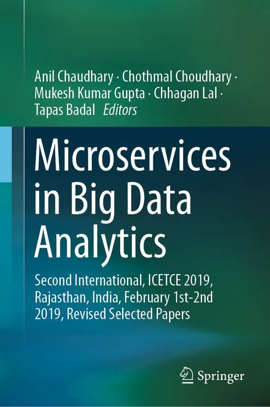Sänkt pris Microservices in Big Data Analytics | 1:a upplagan