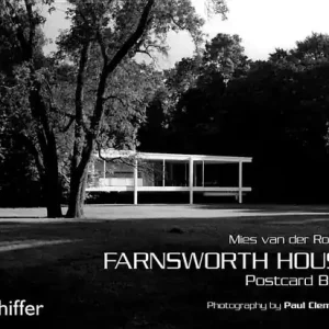 Mies van der rohes farnsworth house - postcard book | 0:e upplagan Snabb frakt