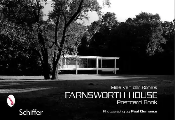 Mies van der rohes farnsworth house - postcard book | 0:e upplagan Snabb frakt