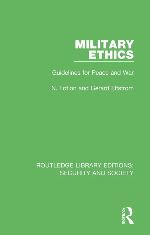 Bästa pris Military Ethics | 1:a upplagan