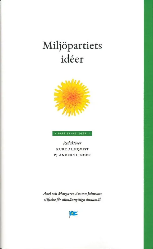 Miljöpartiets idéer | 0:e upplagan I lager