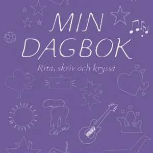 Min dagbok - rita, skriv och kryssa (lila) | 0:e upplagan Nyhet