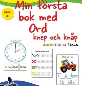 Begränsat erbjudande Min Första bok med Ord, knep och knåp : Med Supertuben Tekla | 1:a upplagan