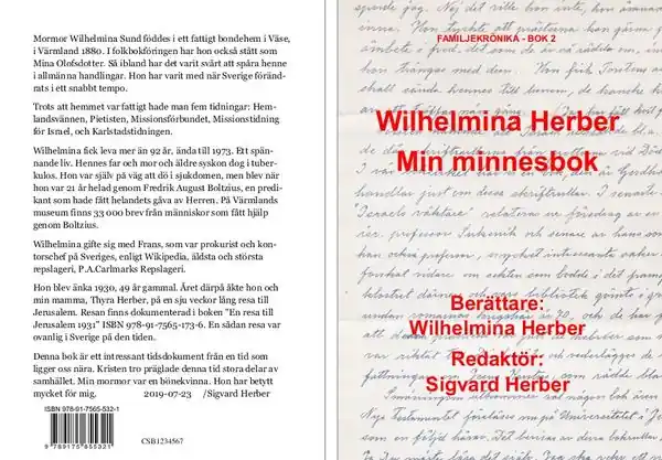 Rea Min minnesbok | 0:e upplagan