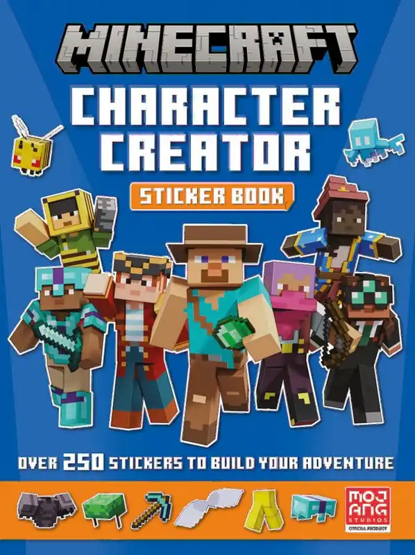 Minecraft Character Creator Sticker Book | 0:e upplagan Sänkt pris