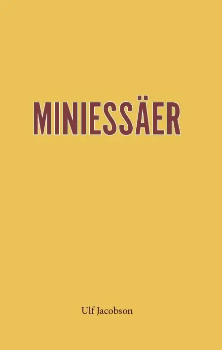 Miniessäer | 0:e upplagan Nedsatt pris