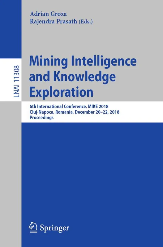 Kampanj Mining Intelligence and Knowledge Exploration | 1:a upplagan