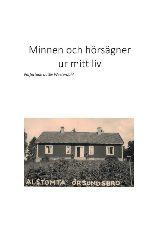 Handla nu Minnen och hörsägner ur mitt liv | 0:e upplagan