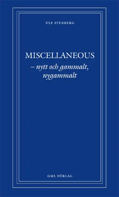 Snabb frakt MISCELLANEOUS – nytt och gammalt, nygammalt | 0:e upplagan