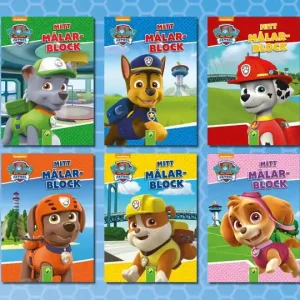 risnedsättning Mitt målarblock Paw Patrol - 6 målarblock i ett | 0:e upplagan