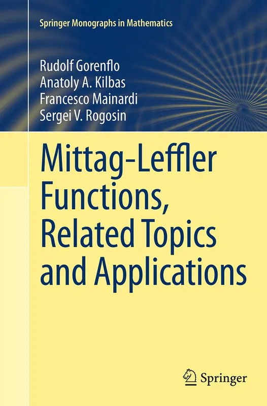 Erbjudandepris Mittag-Leffler Functions, Related Topics and Applications | 1:a upplagan