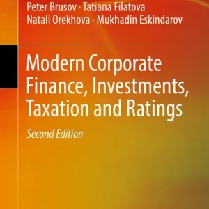Bästa pris Modern Corporate Finance, Investments, Taxation and Ratings | 2:a upplagan