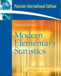 Fri frakt Modern Elementary Statistics | 12:e upplagan