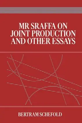 Mr Sraffa on Joint Production and Other Essays | 1:a upplagan Erbjudandepris