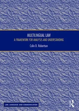 Multilingual Law | 1:a upplagan Nedsatt pris