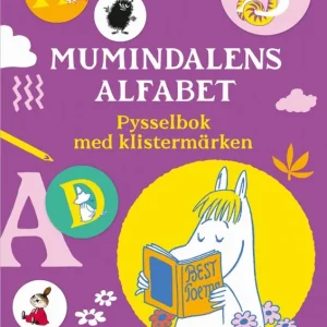 Expressleverans Mumindalens alfabet - pysselbok med klistermärken | 0:e upplagan