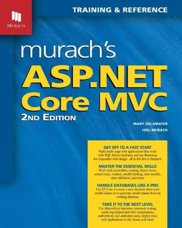 Beställ nu Murach's ASP.NET Core MVC (2nd Edition) | 2:a upplagan