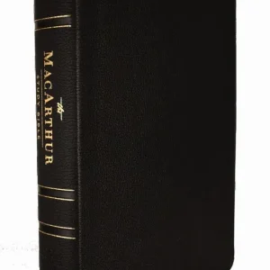 Kampanj NASB, MacArthur Study Bible, 2nd Edition, Genuine Leather, Black, Comfort Print | 0:e upplagan