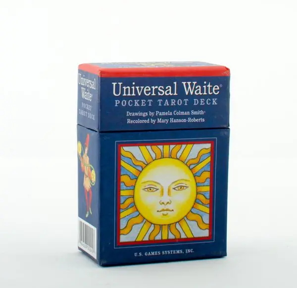 Pocket Universal Waite Tarot Deck (2-1/4"" X 3-1/2""; Includ | 0:e upplagan Premium