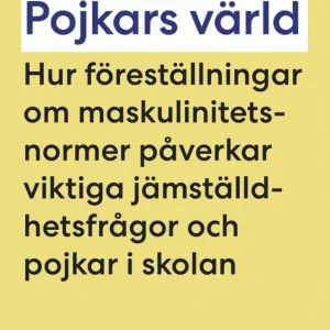 Erbjudandepris Pojkars värld : hur föreställningar om maskulinitetsnormer påverkar viktiga jämställdhetsfrågor och pojkar i skolan | 1:a upplagan
