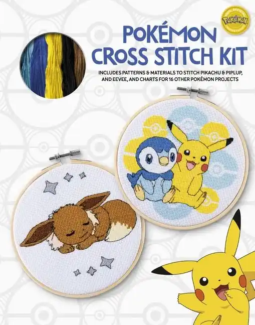 Pokémon Cross Stitch Kit | 0:e upplagan Populärt val