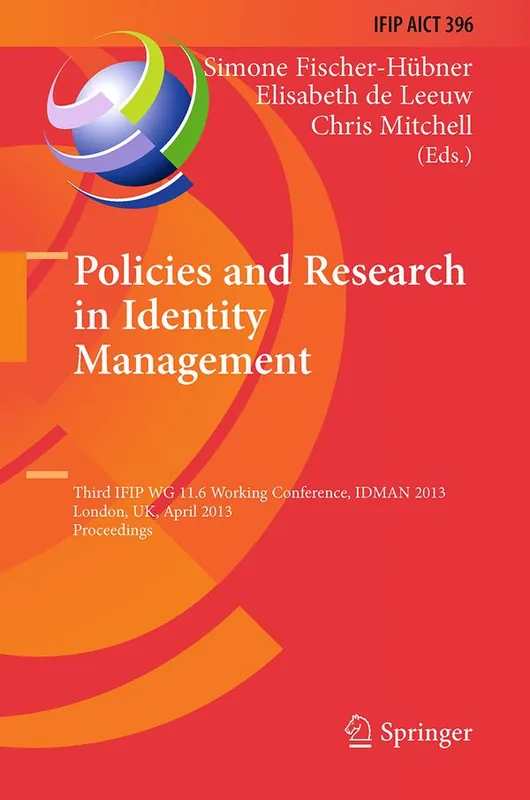 Endast denna vecka Policies and Research in Identity Management | 1:a upplagan