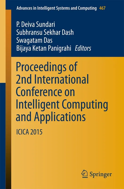 Proceedings of 2nd International Conference on Intelligent Computing and Applications | 1:a upplagan Nedsatt pris